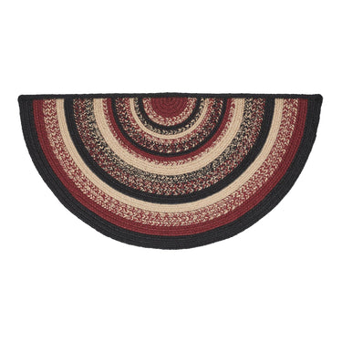 Connell Jute Rug Half Circle 16.5x33 - The Fox Decor
